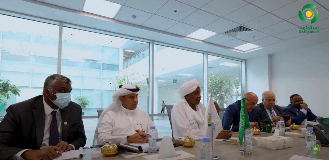 استقبل سعادة مدير عام مركز استدامة الدكتور خالد الرحيلي، وفداً من المنظمة العربية للتنمية الزراعية